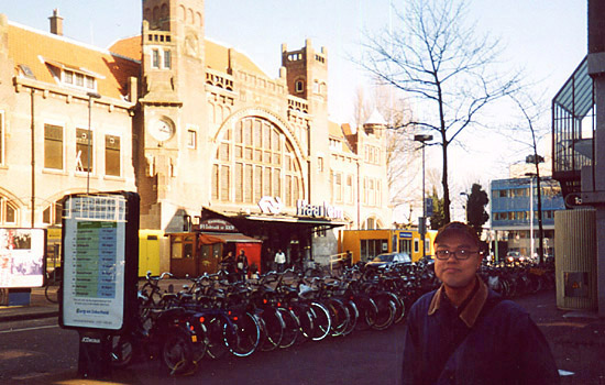 Dan at Haarlem Station, Noord-Holland
