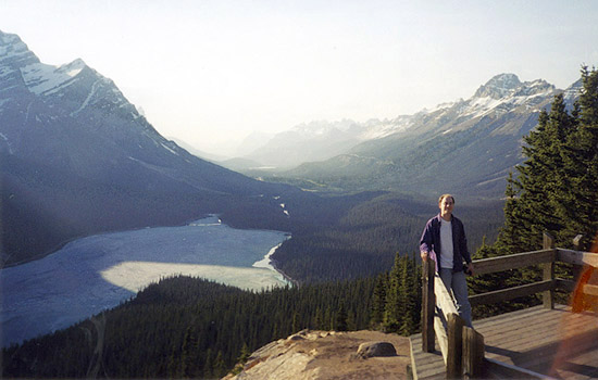 Dennis at Peyto Lake, Banff National Park, Alberta