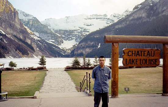 Dan at Lake Louise, Banff National Park, Alberta