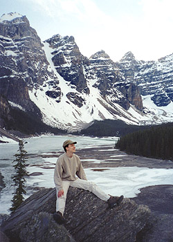 Dennis at Moraine Lake, Banff National Park, Alberta