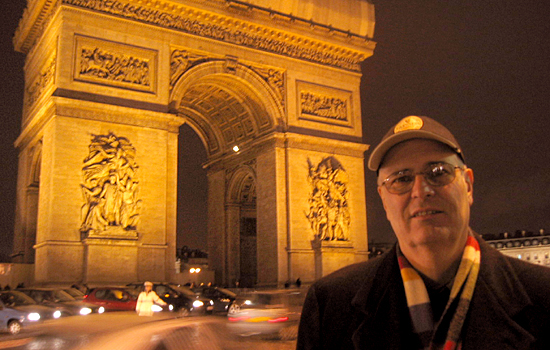 Merrill at Arc de Triomphe, Paris 8e arr.