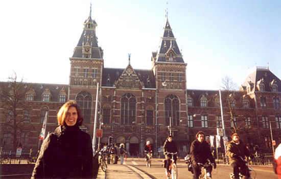 Julia at Rijksmuseum, Amsterdam, Noord-Holland
