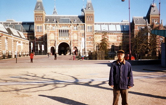 Dan at Rijksmuseum, Amsterdam, Noord-Holland