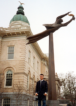 Dan at City Hall, Athens, Georgia