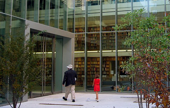 Philippe and Mila at Poetry Foundation in River North, Chicago, Illinois