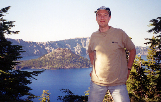 Dennis at Crater Lake National Park, Oregon