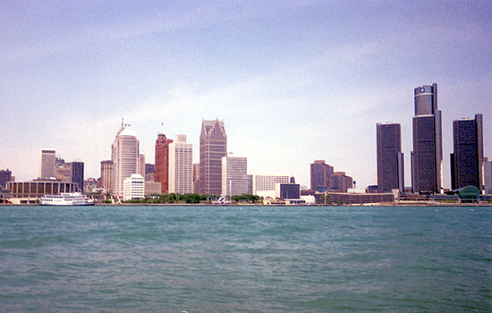 Detroit, Michigan from Windsor, Ontario