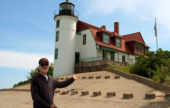 George at Point Betsie Lighthouse, Frankfort, Michigan