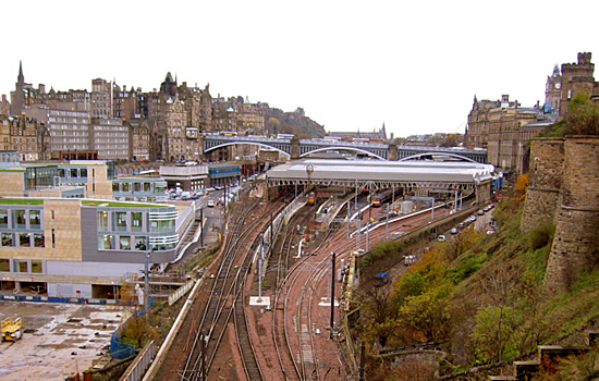 Waverley Station, Edinburgh, Scotland