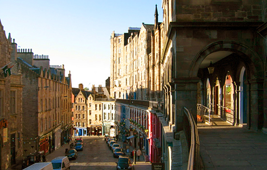 Victoria Terrace, Old Town, Edinburgh, Scotland