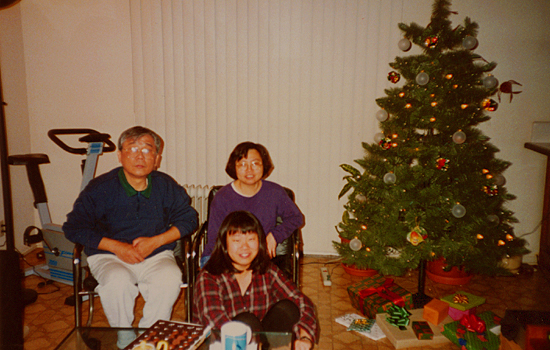 Hunter, Fannie, and Kathy in West Covina, California