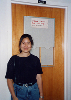 Amily in Perloff Hall, University of California, Los Angeles