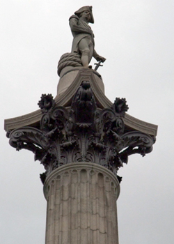 Nelson's Column, Trafalgar Square, Westminster, London