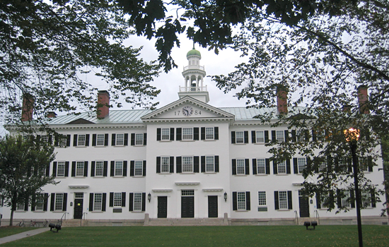Dartmouth Hall, Dartmouth College, Hanover, New Hampshire
