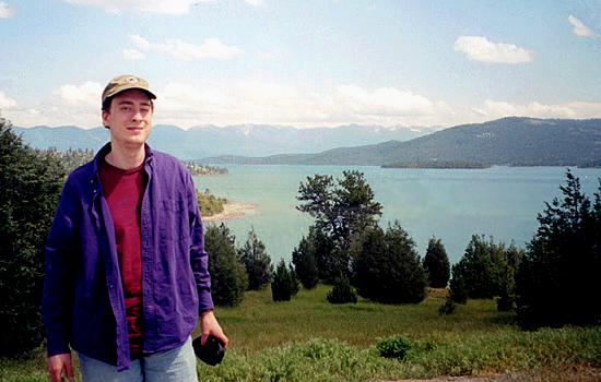 Dennis at Flathead Lake, Montana