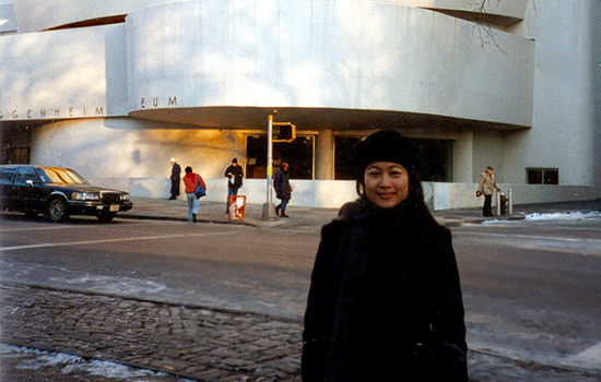 Amily at Guggenheim Museum, Upper East Side, New York, New York