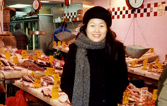 Amily in Chinatown, New York, New York