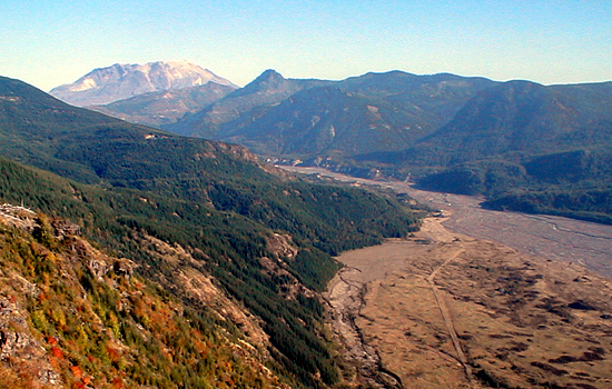 North Fork Toutle River, Mount St. Helens National Volcanic Monument, Washington