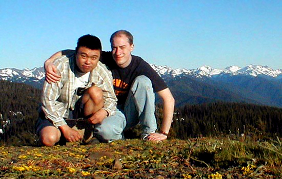 Dan and Dennis on Hurricane Ridge, Olympic National Park, Washington