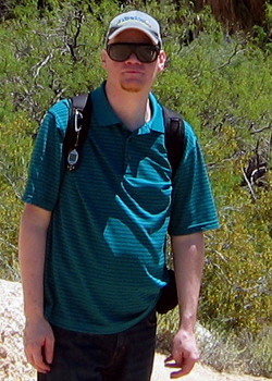 Chris at Cottonwood Spring, Joshua Tree National Park, California