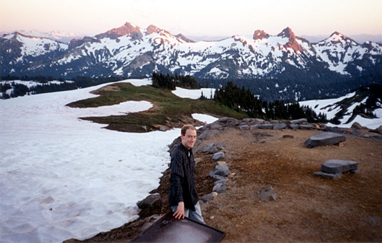 Dennis at Panorama Point, Mount Rainier National Park, Washington