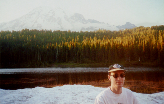 Dennis at Reflection Lakes, Mount Rainier National Park, Washington
