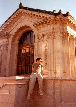 Robert at Main Library, University of California, Berkeley