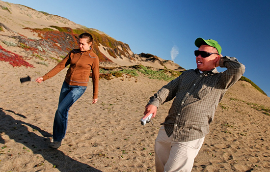 Heidi and Dan in Point Reyes National Seashore, California