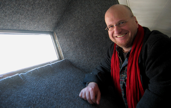 Philippe in Gateway Arch, Jefferson National Expansion Memorial, St. Louis, Missouri