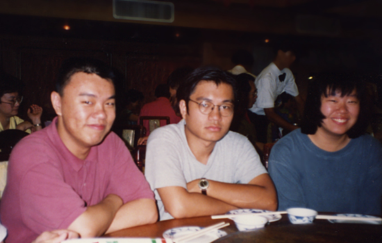 Dan, Allen, and Fannie in Taipei, Taiwan