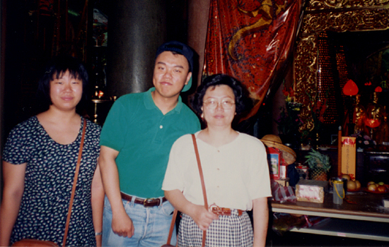 Fannie, Dan, and Kathy in Hsinchu, Taiwan