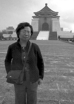 Kathy at Chiang Kai-Shek Memorial, Taipei, Taiwan