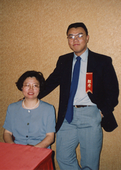 Kathy and Dan in Howard Plaza Hotel, Taipei, Taiwan