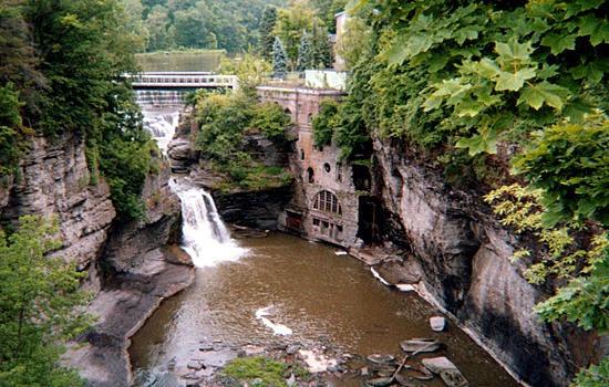 Triphammer Falls, Cornell University, Ithaca, New York
