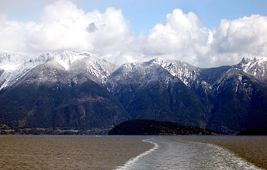 Howe Sound, North Shore Mountains, British Columbia