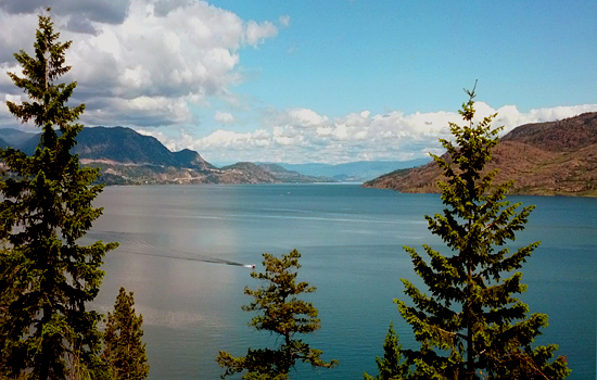Okanagan Lake, Peachland, Okanagan Valley, British Columbia