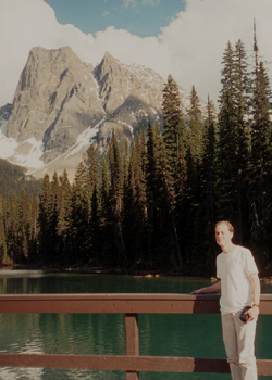 Dennis at Emerald Lake, Yoho National Park, British Columbia