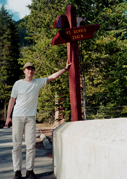 Dennis at Natural Bridge, Yoho National Park, British Columbia