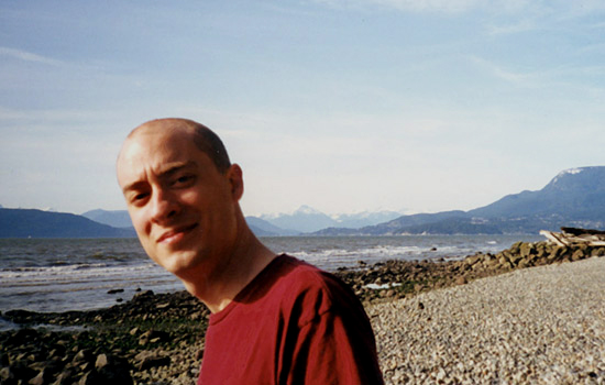 Dennis on Wreck Beach, University of British Columbia, Vancouver