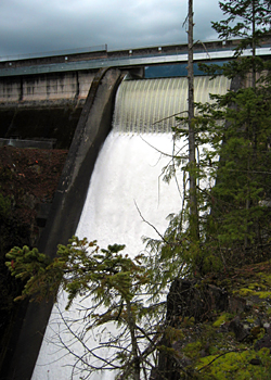 Cleveland Dam, Capilano River Regional Park, North Vancouver, British Columbia