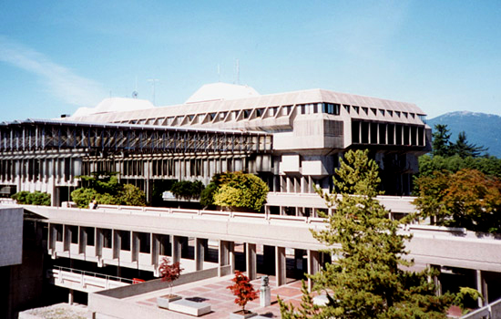 W.A.C. Bennett Library, Simon Fraser University, Burnaby, British Columbia