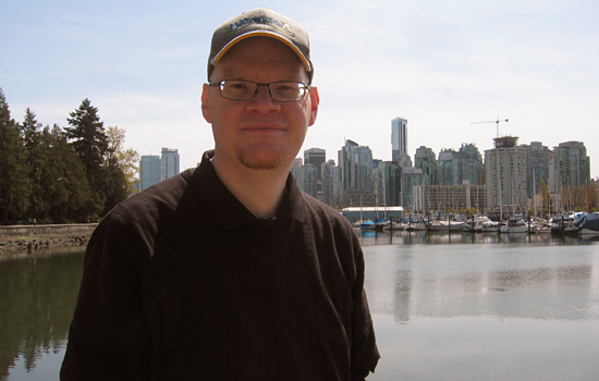 Chris at Coal Harbour, Vancouver, British Columbia