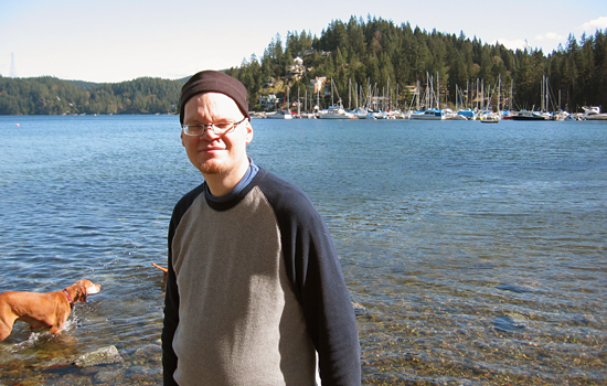 Chris in Deep Cove, North Vancouver, British Columbia