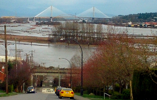 Fraser River, New Westminster, British Columbia