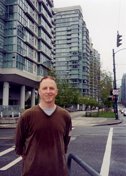 Brian in Coal Harbour, Vancouver, British Columbia