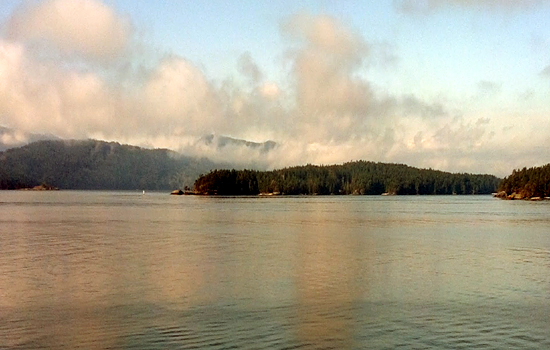 Swanson Channel, Prevost Island, British Columbia