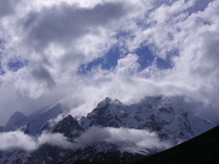 Clouds on Batura Wall