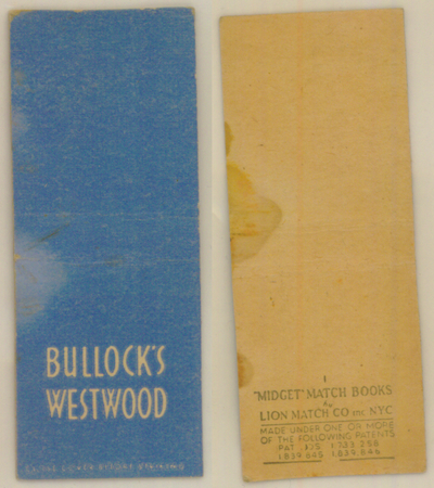 Bullock’s Westwood