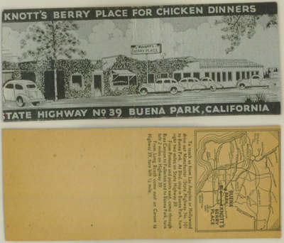 Knott’s Berry Place for Chicken Dinners