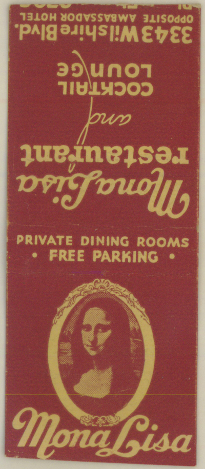 Mona Lisa Restaurant and Cocktail Lounge